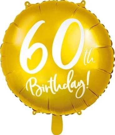 Party Deco 60th Birthday foil balloon
