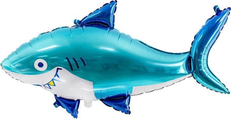 Shark Foil Balloon 102x62cm PARX1538 5900779166103