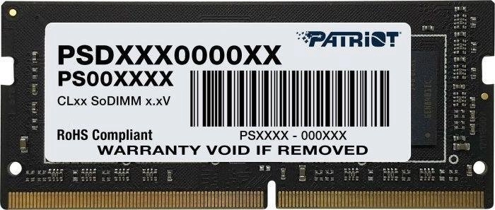Patriot Signature laptop memory  SODIMM  DDR4