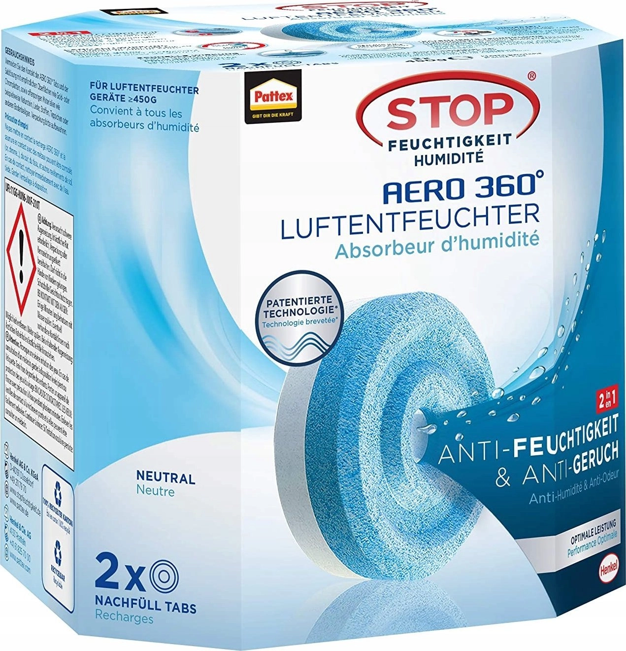 Pattex 9H PLAN2 - Dehumidifier refill
