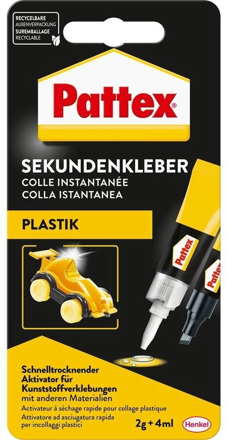 Pattex superglue Plastix  2 component glue