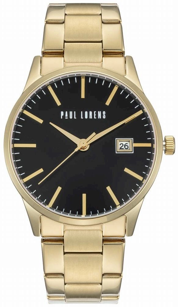 VĪRIEŠU PULKSTENIS PAUL LORENS — PL14573B-1D1 (zg367b) + BOX