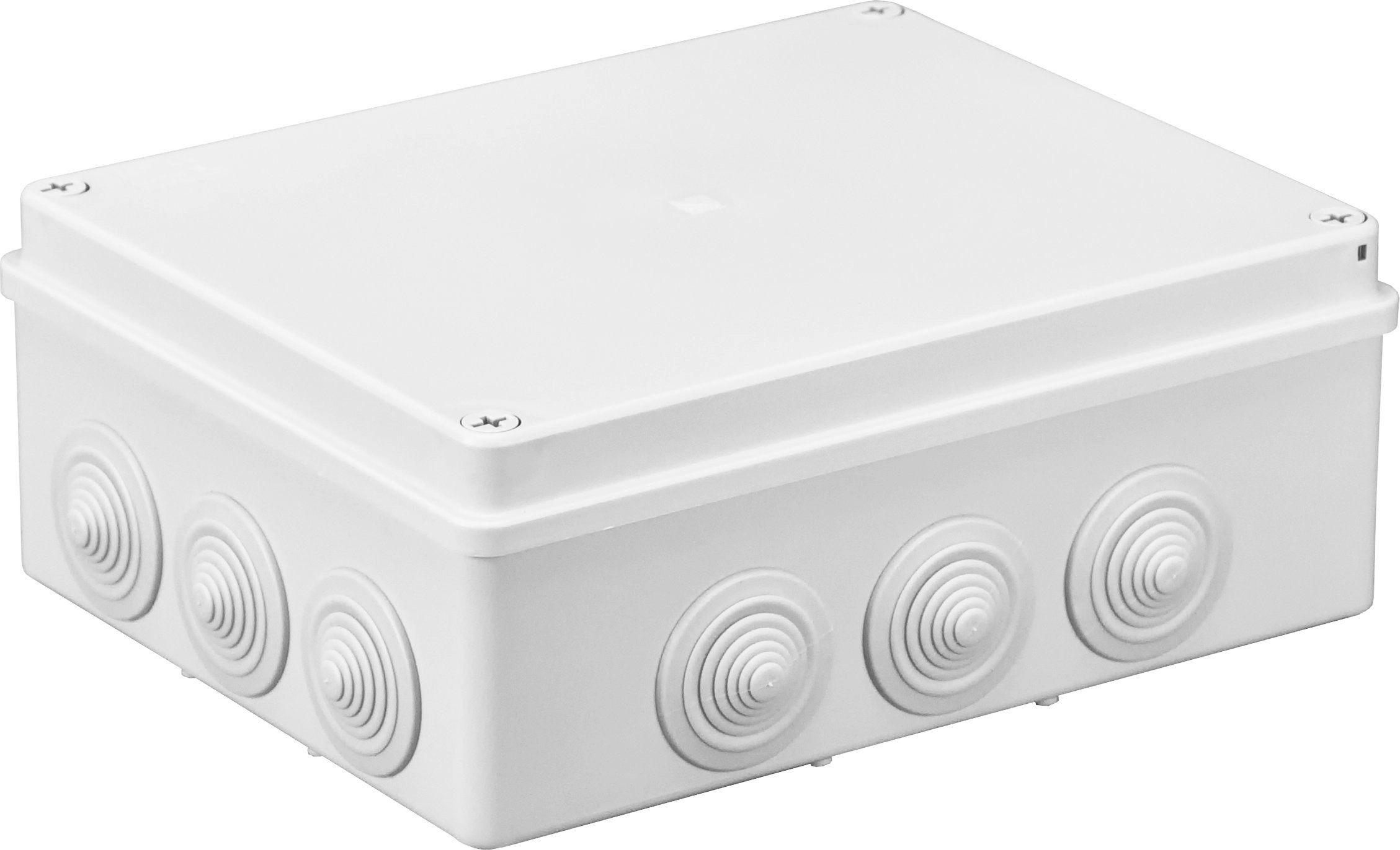 Surface-mounted box with 12 chokes Ip65