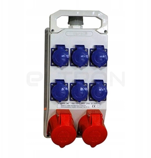 Portable switchboard 2x32A/5P 6x230V 340 340