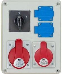 Pawbol R-BOX 240 1x32A/5P 1x16A/5P 2x250V