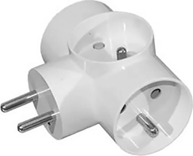 Pawbol Plug splitter 3-sockets w/u white