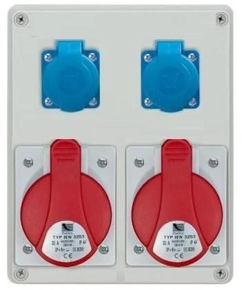 Pawbol R-BOX 240 switchgear 2x32A/5P 2x250V