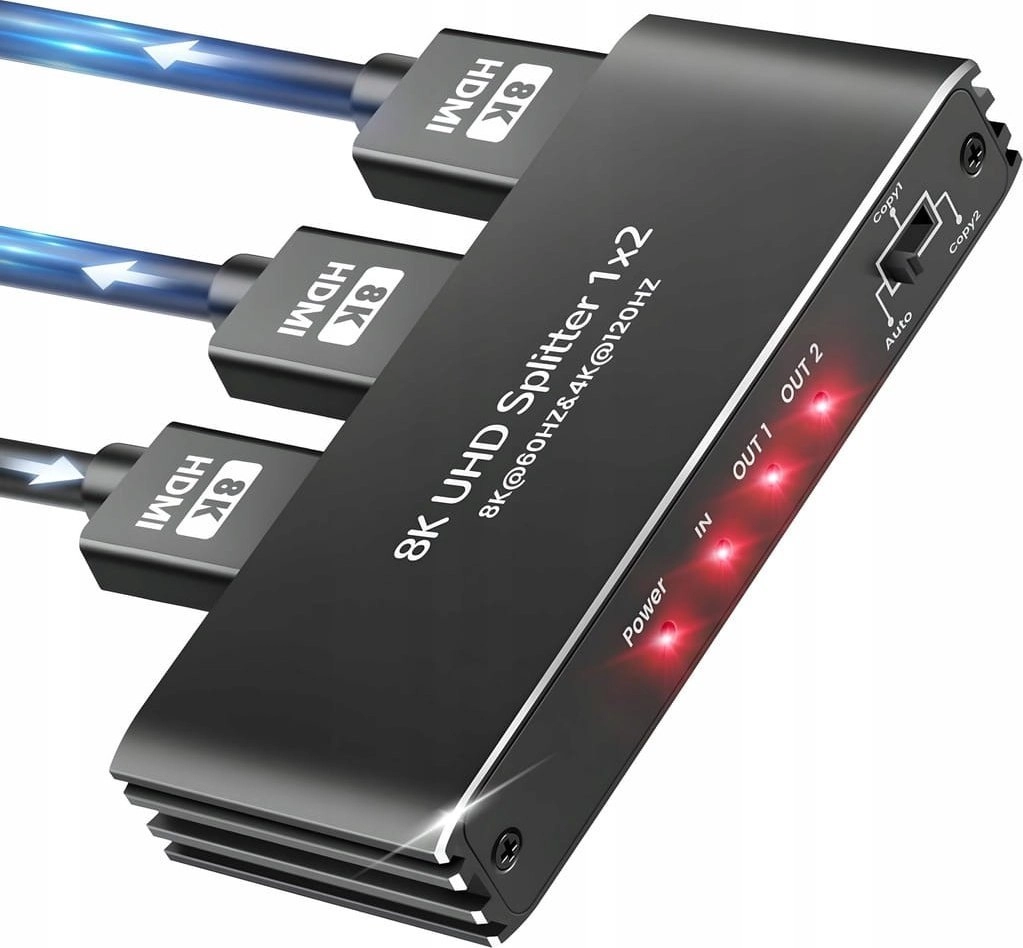Pawonik SPLITTER HDMI 2.1 1x2