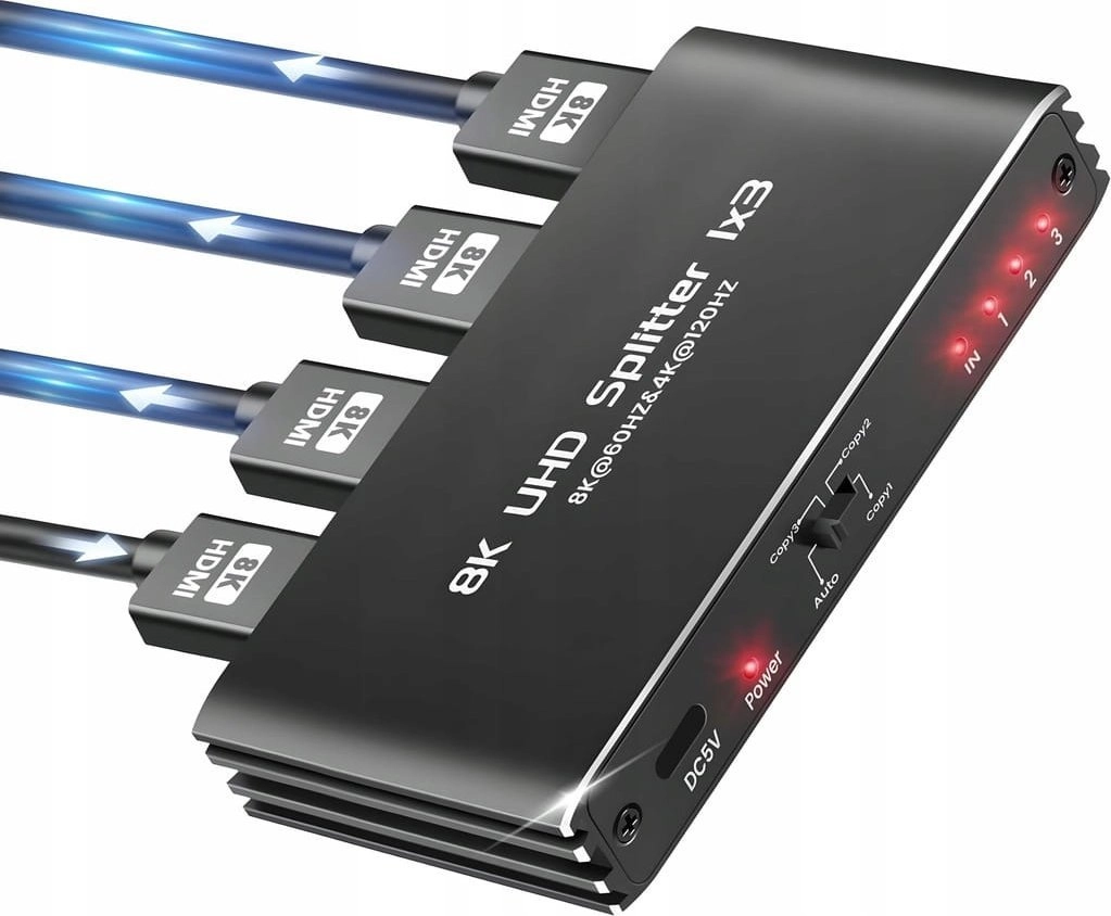 Pawonik SPLITTER HDMI 2.1 1x3