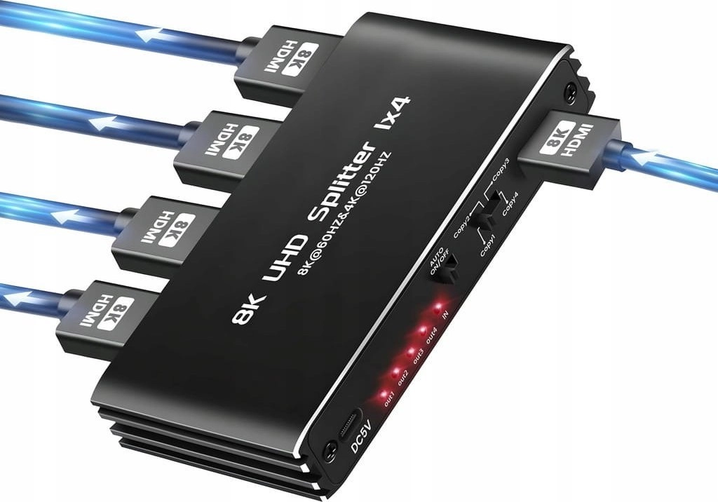 Pawonik SPLITTER HDMI 2.1 1x4
