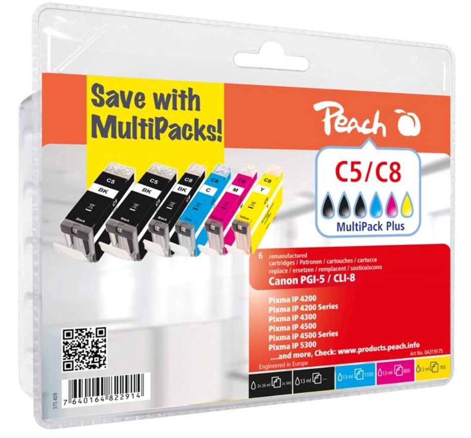 Peach 0F319175 ink cartridge 1 pc(s)