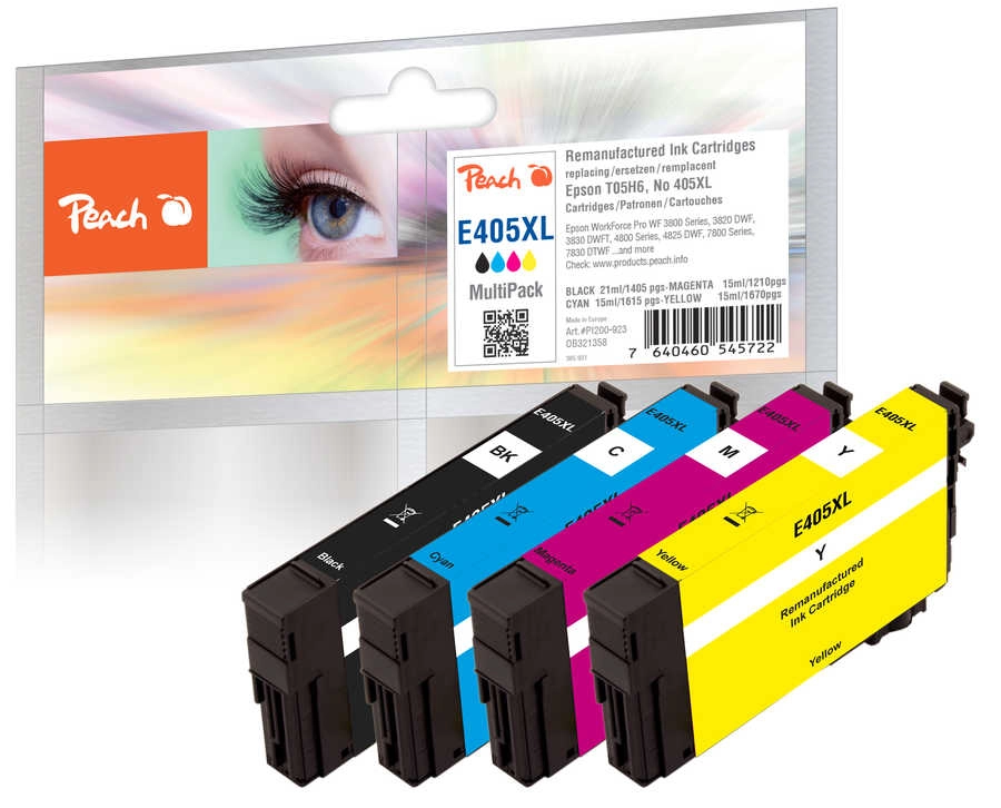 Peach 0F321358 ink cartridge 4 pc(s)