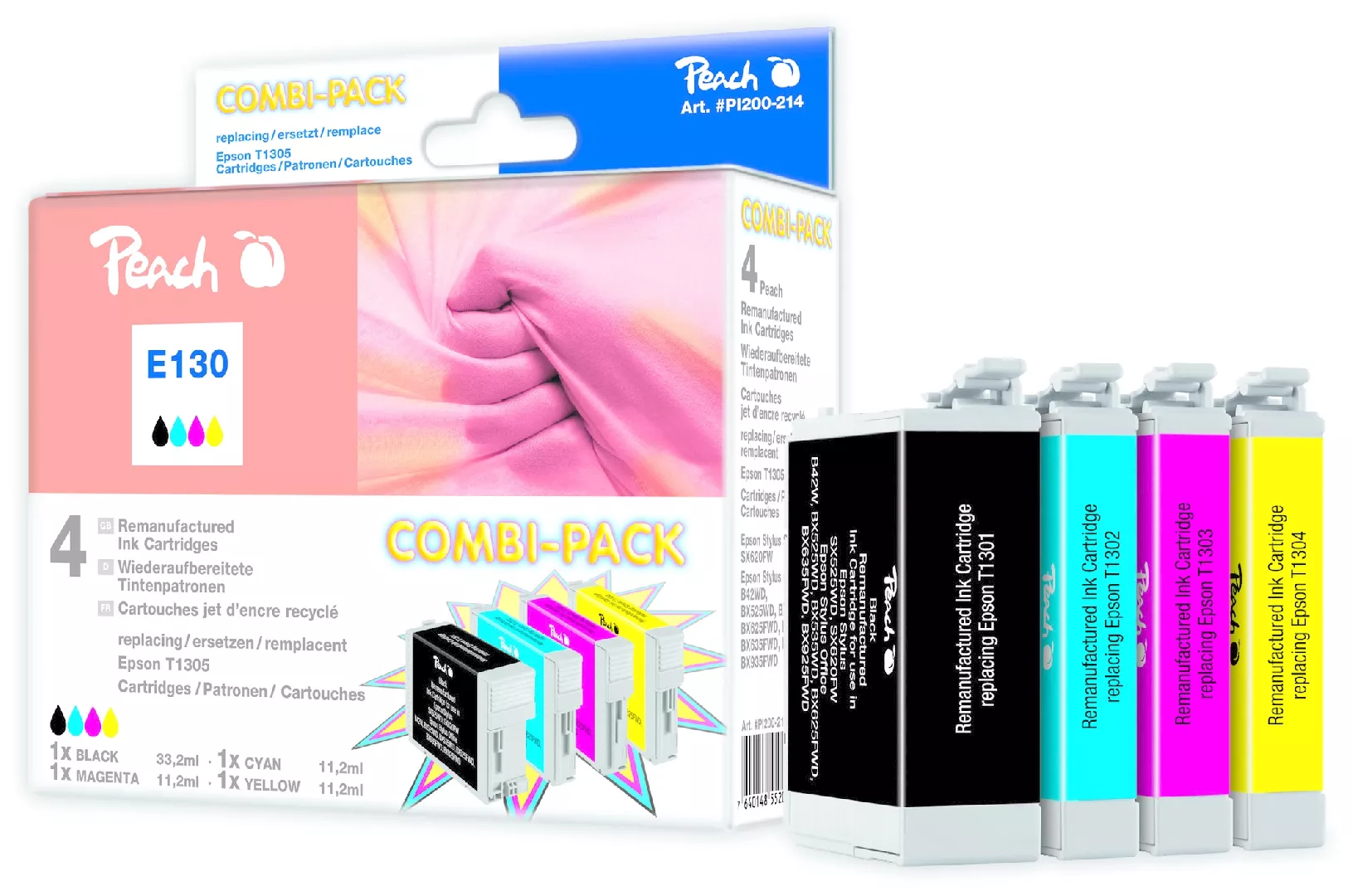 Peach 314791 ink cartridge 4 pc(s)