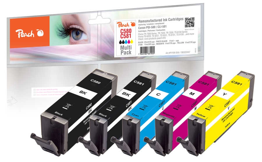 Peach PI100-356 ink cartridge 5 pc(s)