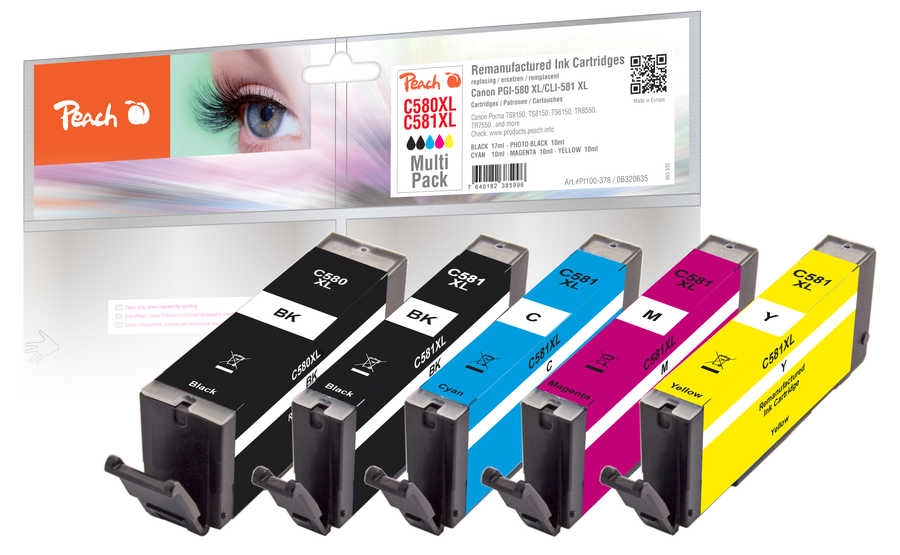Peach PI100-378 ink cartridge 5 pc(s)