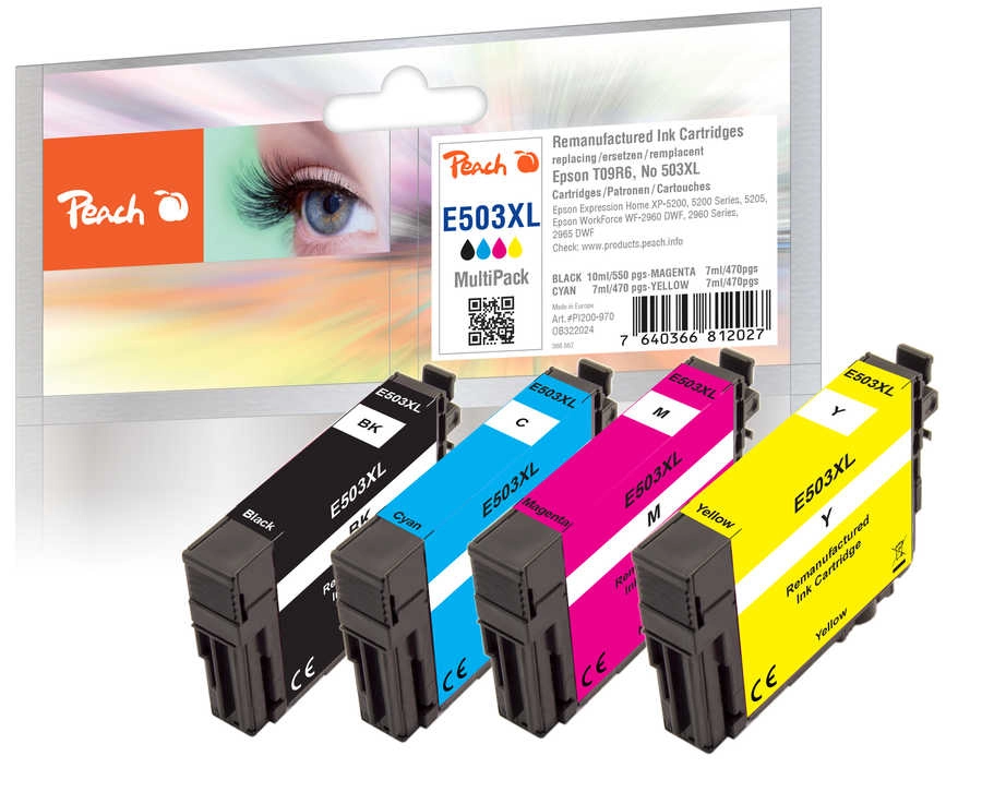 Peach PI200-970 ink cartridge 4 pc(s)