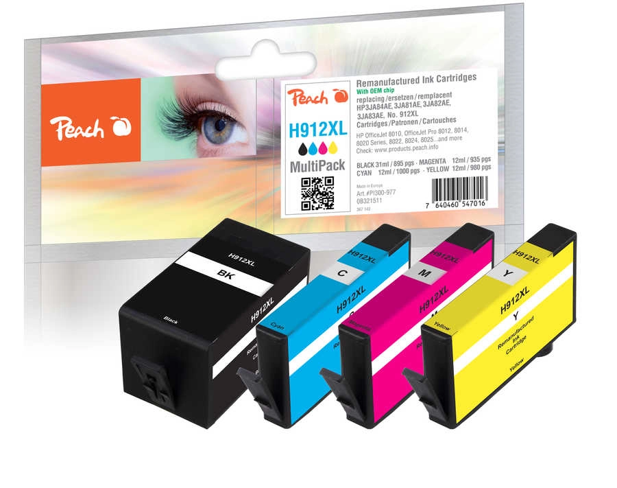 Peach PI300-977 ink cartridge 4 pc(s)