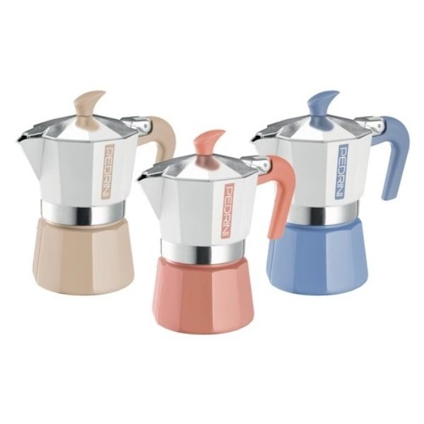 Pedrini Coffee Maker 6 Cups Painted