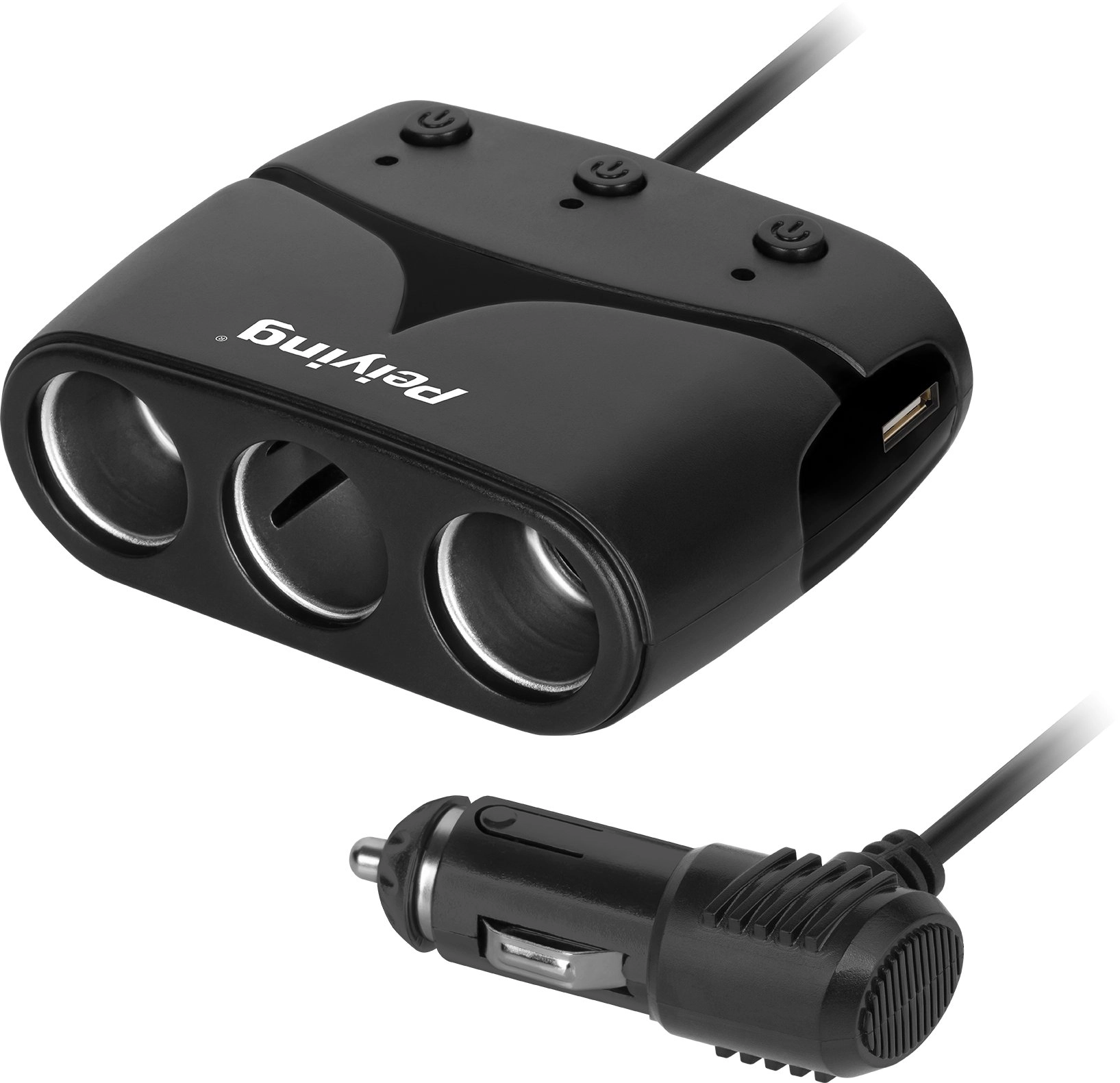 PeiYing charger Cigarette lighter socket splitter