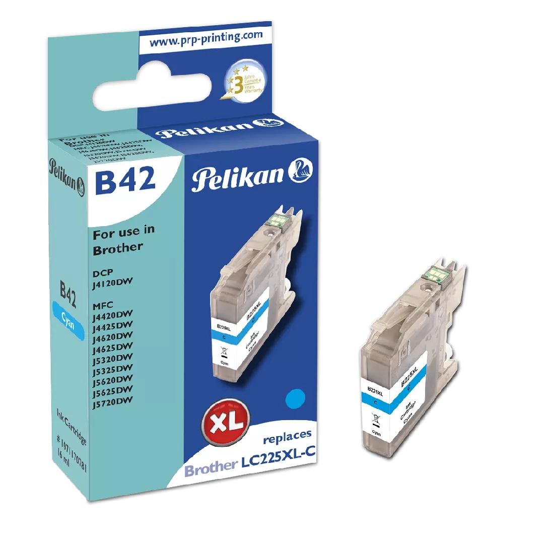 Pelikan B42 Cyan ink cartridge 1