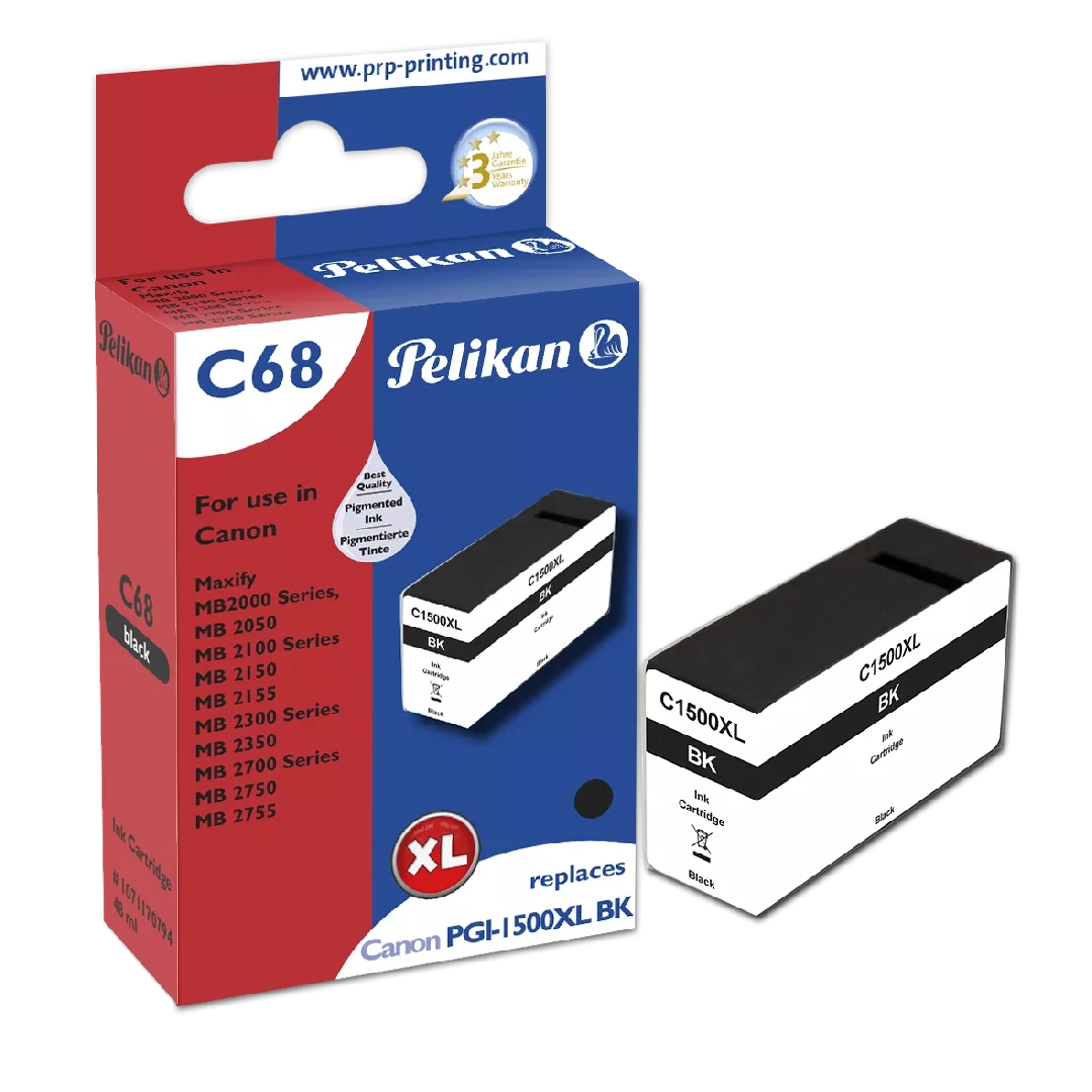 Pelikan C68 Black ink cartridge 1