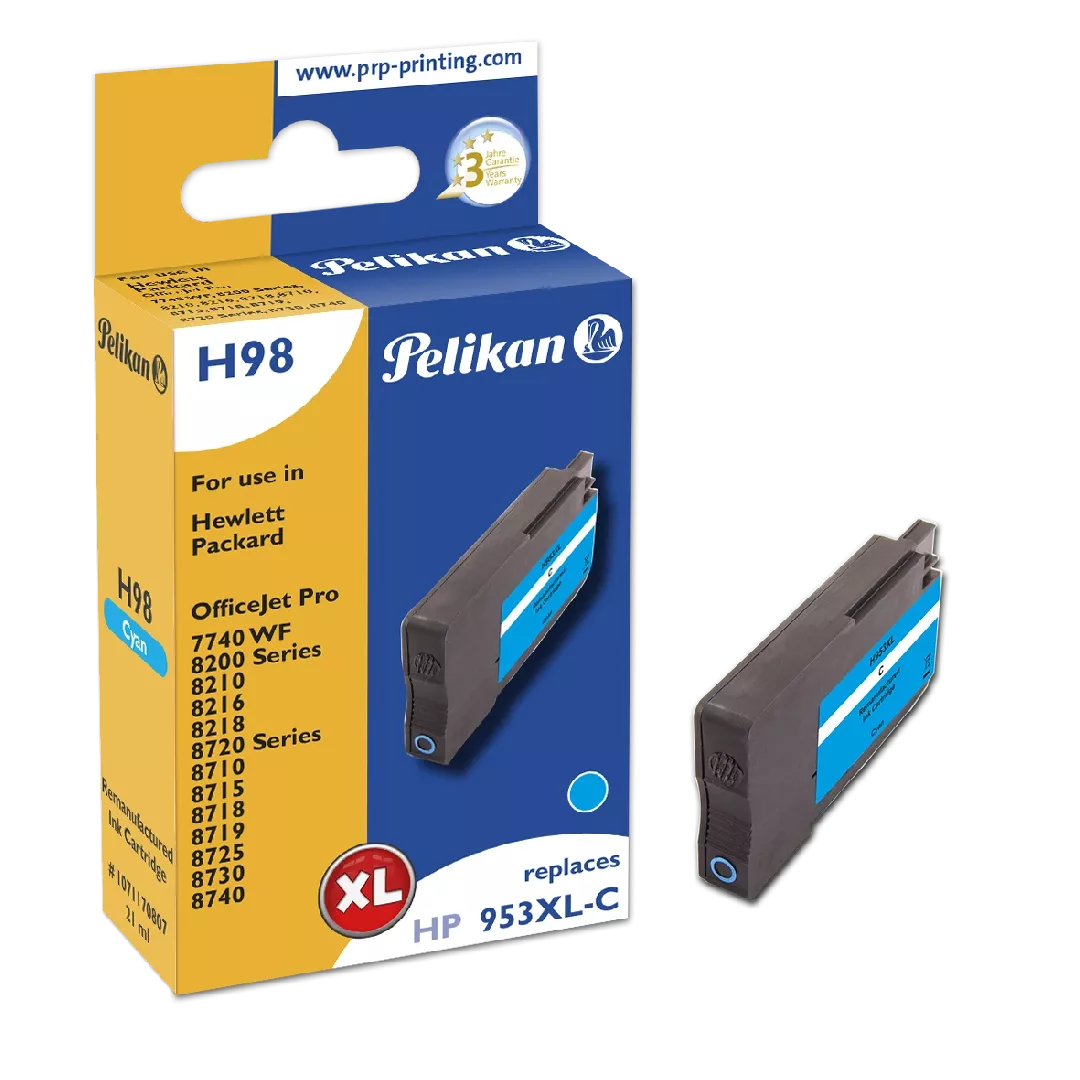 Pelikan H98 Cyan ink cartridge 1