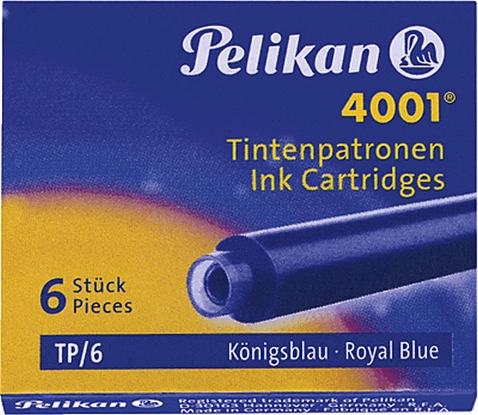 Pelikan TP/6 Blue ink cartridge 6