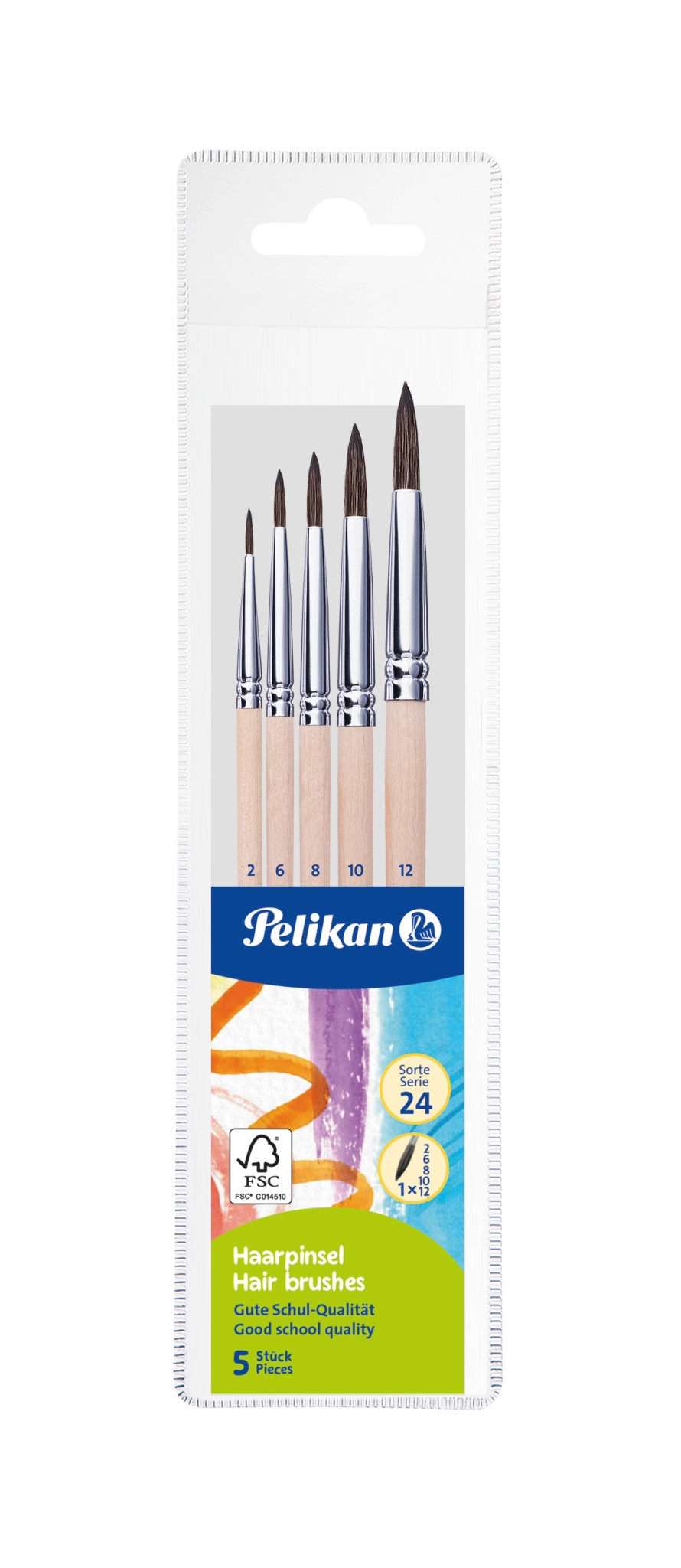 Pelikan 701549 artist paintbrush 5 pc(s)