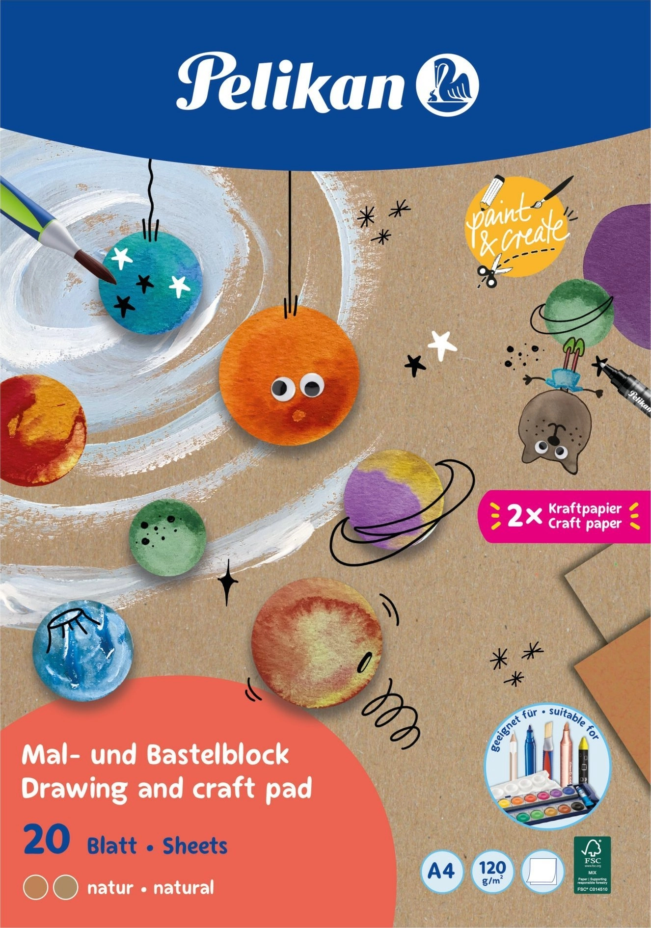 Pelikan 102360 20 pages boy/girl coloring