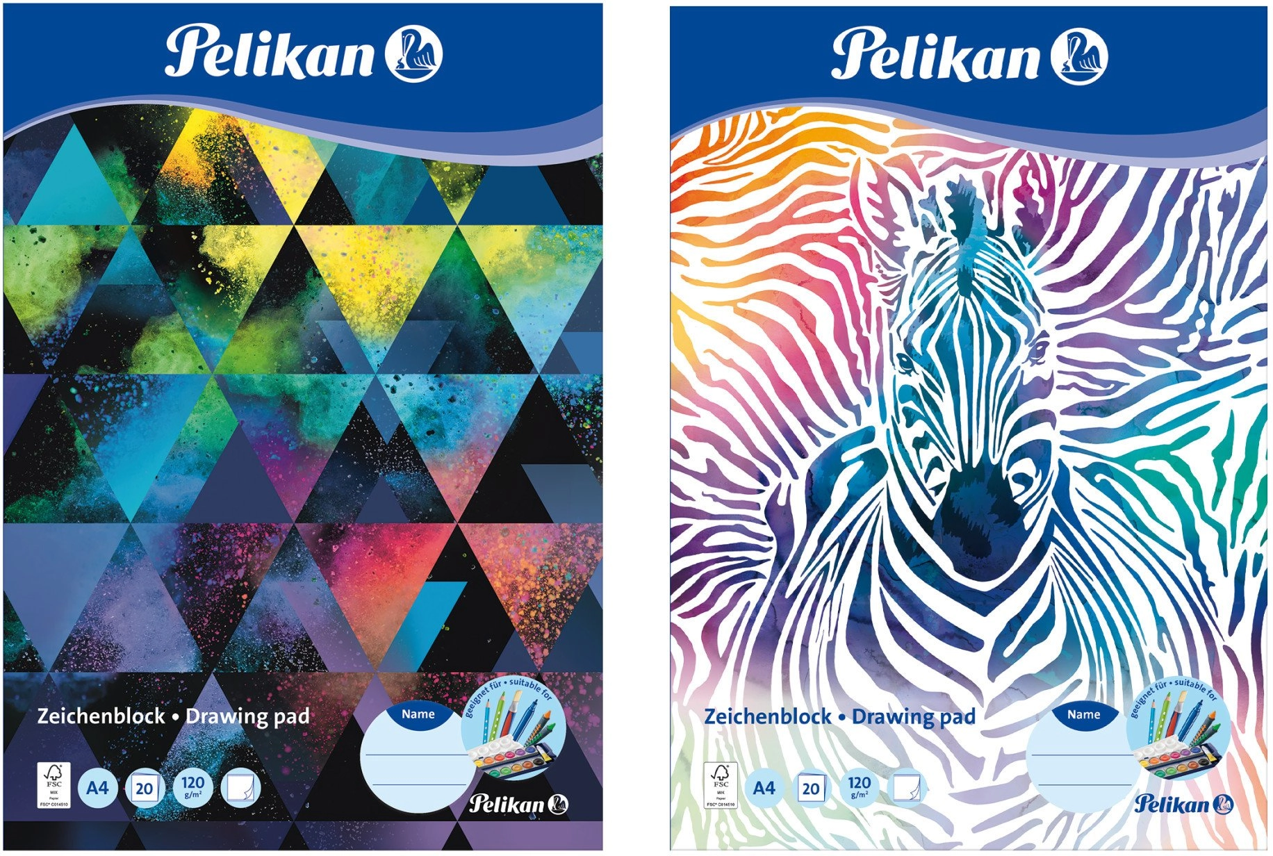 Pelikan drawing pad DIN A4. 120g/m2