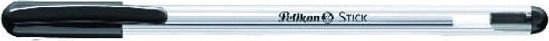 Pelikan 601450 ballpoint pen Black Clip-on