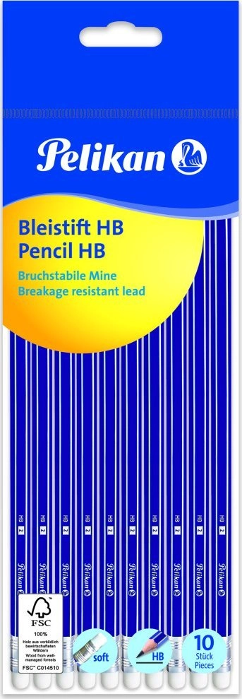 Pelikan Pelikan Bleistift HB sechsant FSC