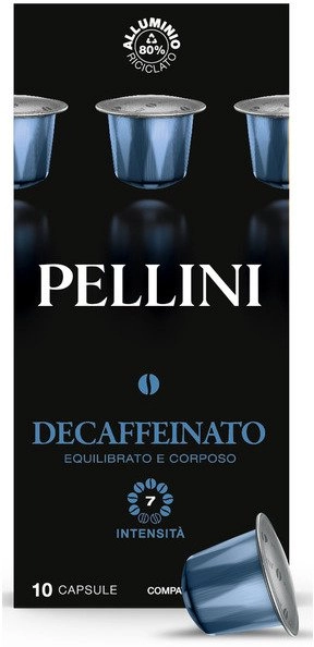 Pellini Capsules for Nespresso Top Decaffeinato