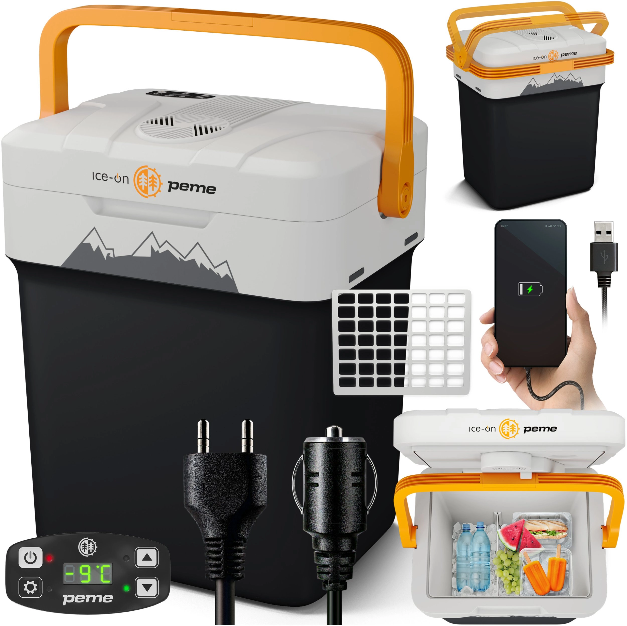 Peme ice-on IO-32L Adventure Orange refrigerator