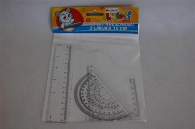 Penmate Komplet kreślarski z linijką 15cm