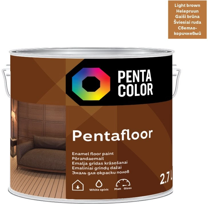 FLOOR PAINT PENTAFLOOR LIGHT BROWN 2