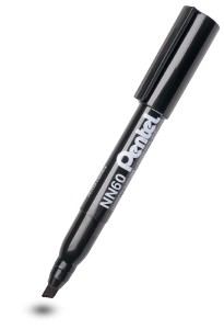 Pentel NN60-AO permanent marker Black 1