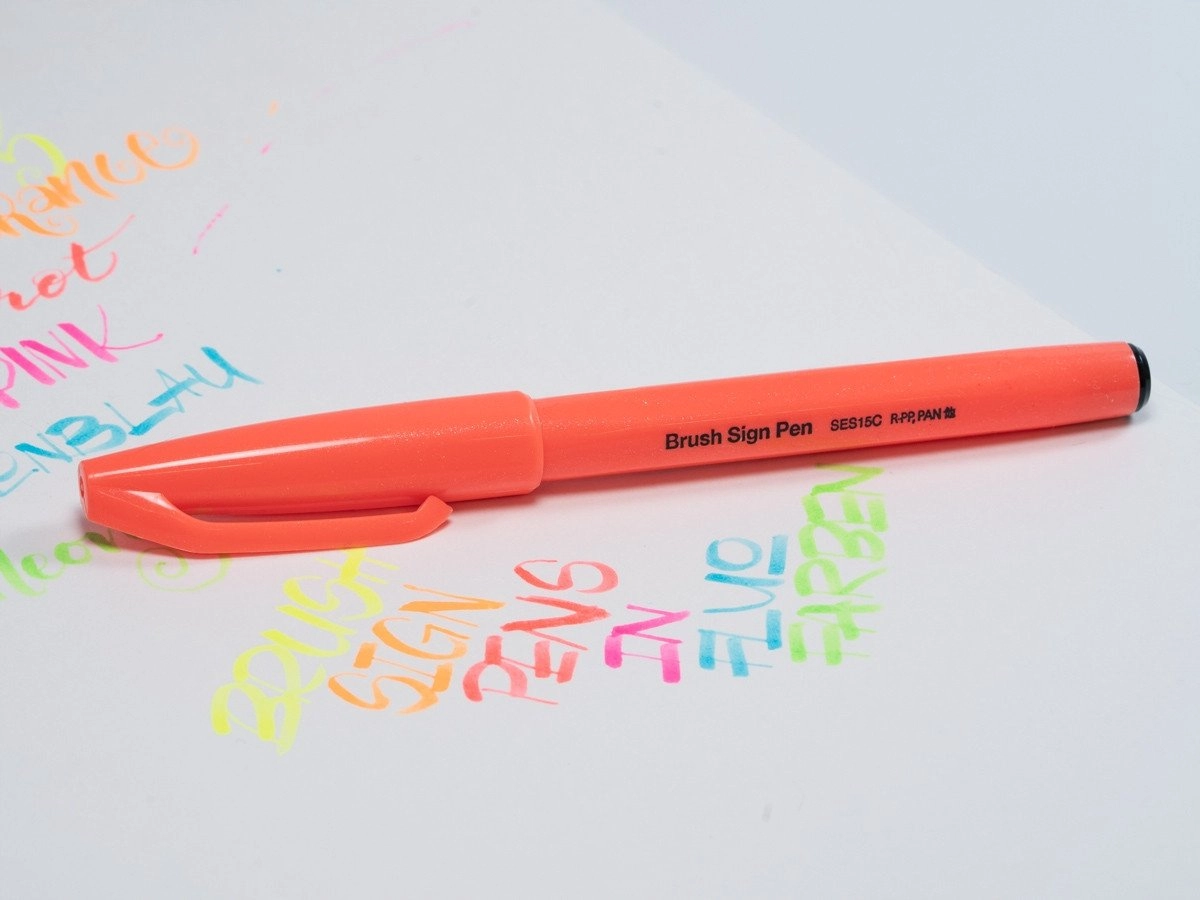 Pentel Pisak pędzelkowy Brush Sign Pen
