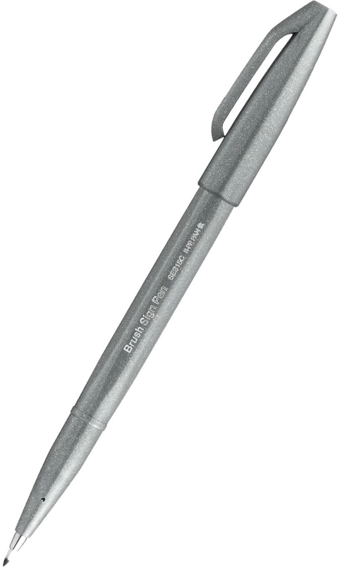 Pentel Brush Sign Pen SES15C szar