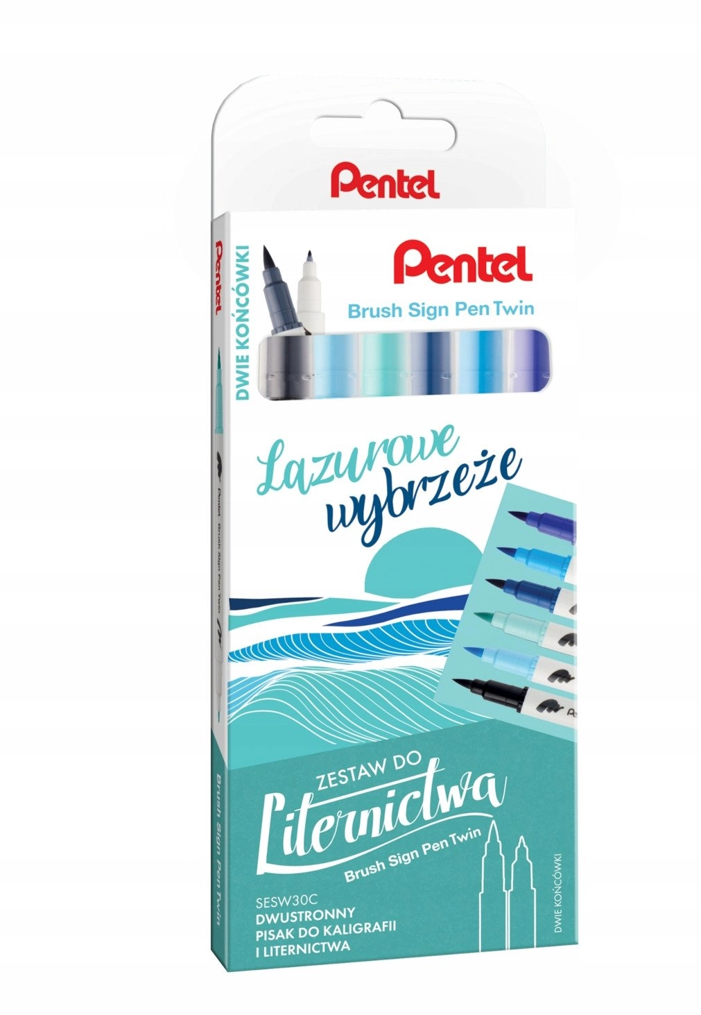 Pisaki pedzelkowe Pentel Brush Sign Pen