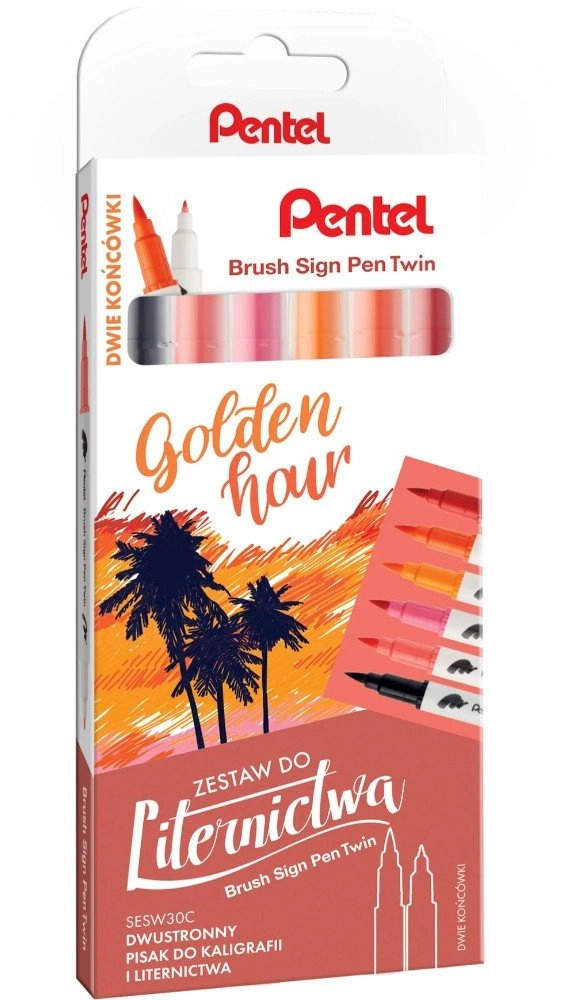 Pisaki pedzelkowe Pentel Brush Sign Pen