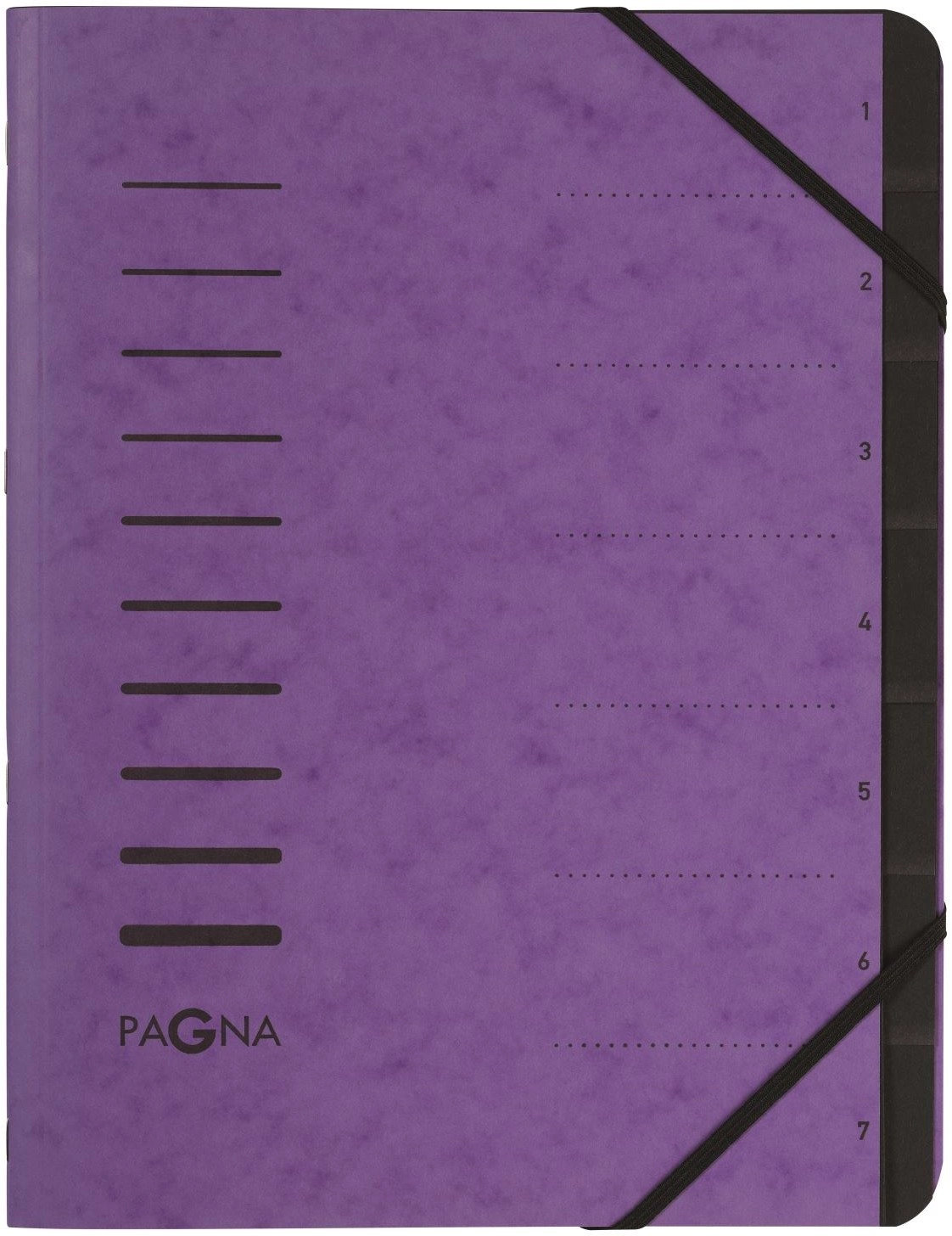 PAGNA filing folder 7 compartments 1-7
