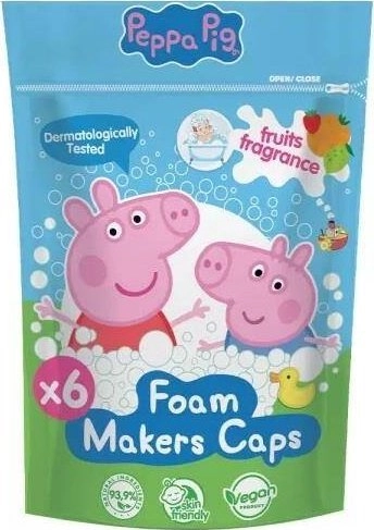 Peppa Pig Pianotwory do kąpieli 6x16g