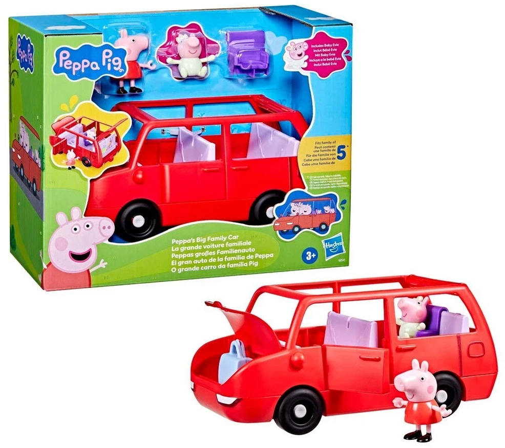 Pipsa Pig`s Big Family Car  play