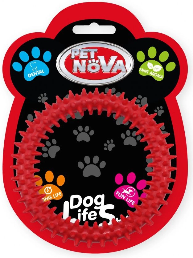 Pet Nova TPR Dentring Red 12