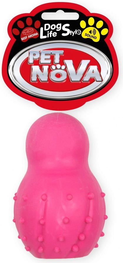 Pet Nova TPR Snowman Pink 9