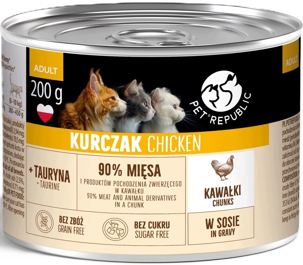 PETREPUBLIC Adult pieces with chicken in