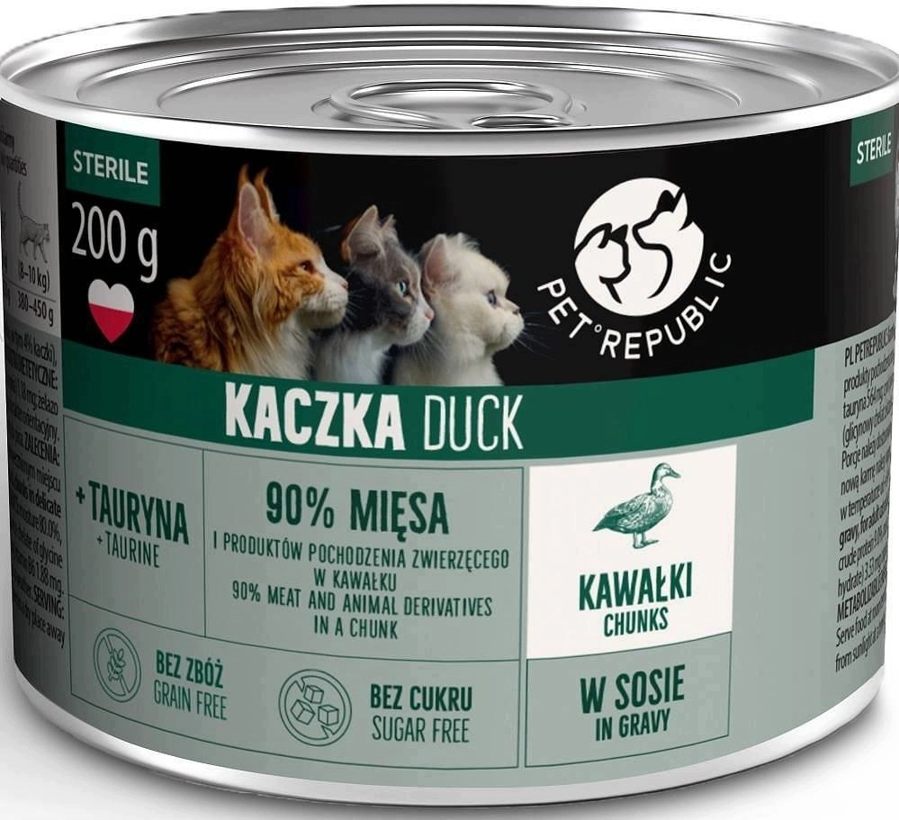 PETREPUBLIC Adult Sterile Chunks with duck