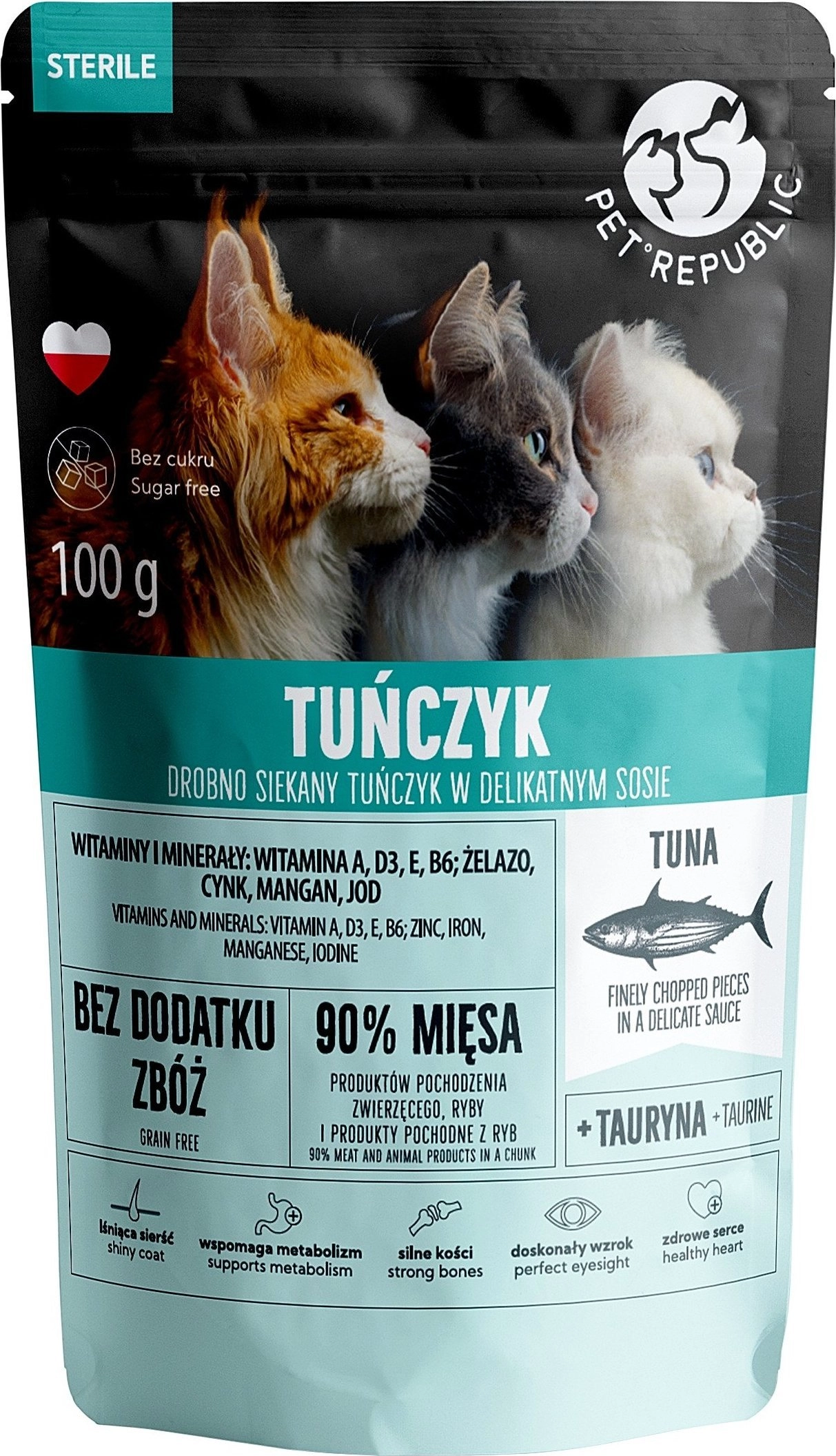 Sterile Finely Chopped Tuna in Sauce