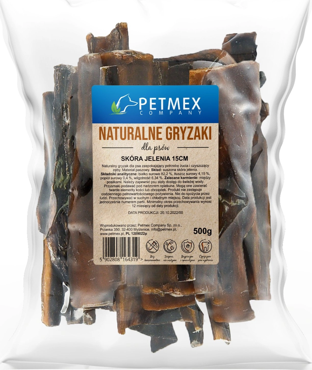 Petmex PETMEX Deer skin natural teether